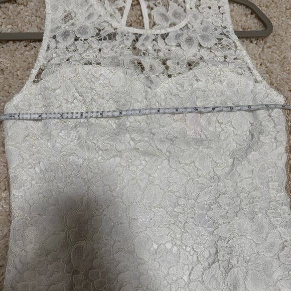 EUC LILLY PULITZER MILA LACE SHIFT DRESS RESORT WHITE Size 2 - Picture 8 of 12